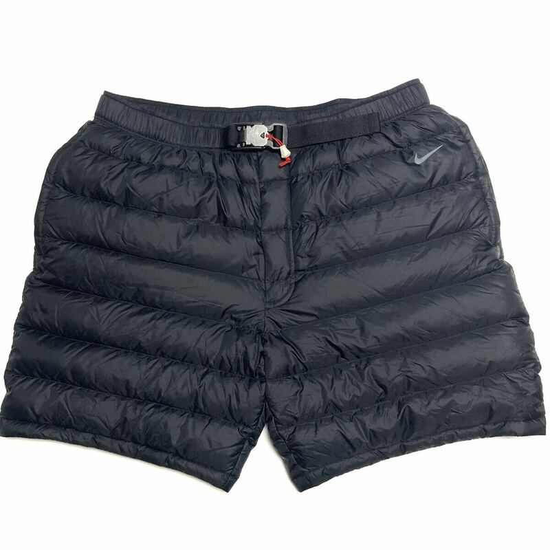 美品 希少◆TOM SACHS / NIKE◆コラボ Down Shorts Black L トムサックス ナイキ ダウンショーツ ダウンショートパンツ 黒 ブラック