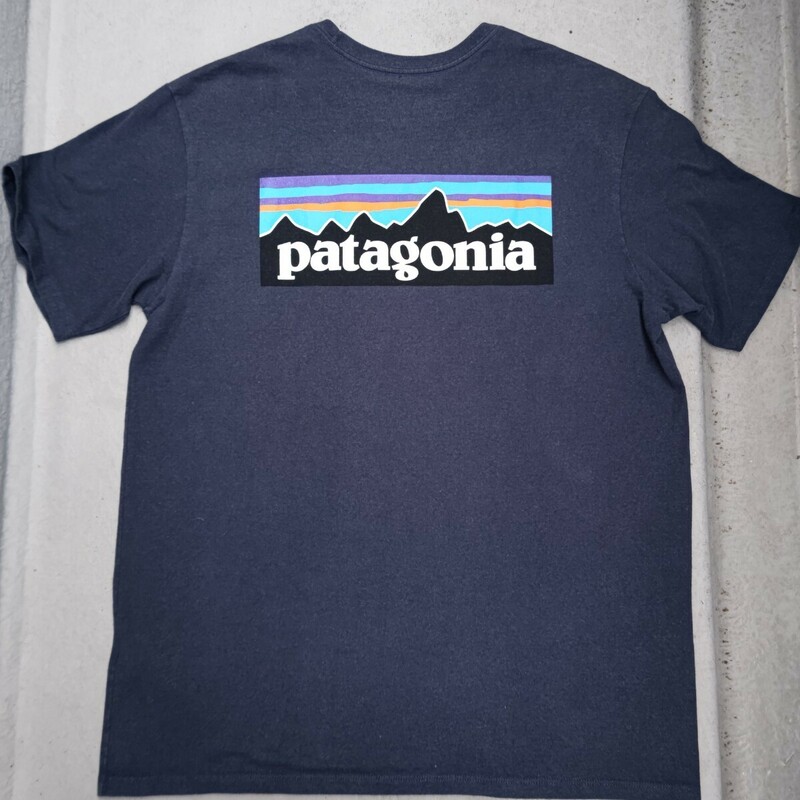 patagonia 半袖Tシャツ【S】ネイビー パタゴニア