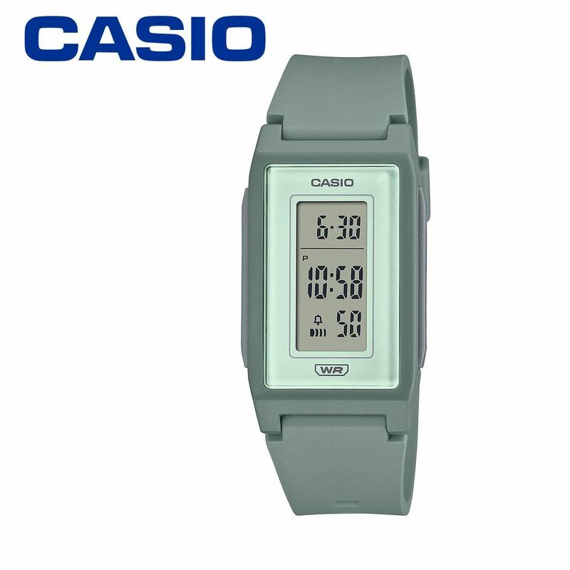CASIO カシオ LF10 オリーブ カーキ シンプル 腕時計 スタンダード デジタル ユニセックス レディース キッズ 女性 子供 薄い 軽い 時計