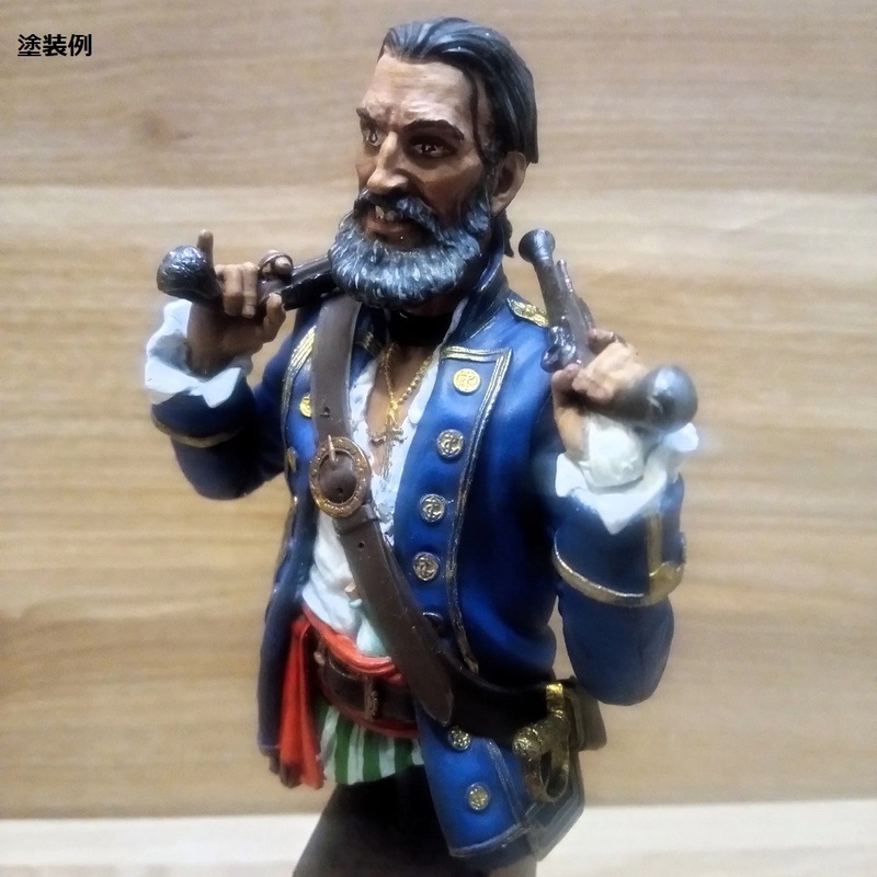 DIY 胸像 大戦 ヨーロッパ 2丁拳銃 兵士 バスト 樹脂 模型 1:10 未塗装 未組み立て レジン モデル バスト フィギュア 1:10 G598