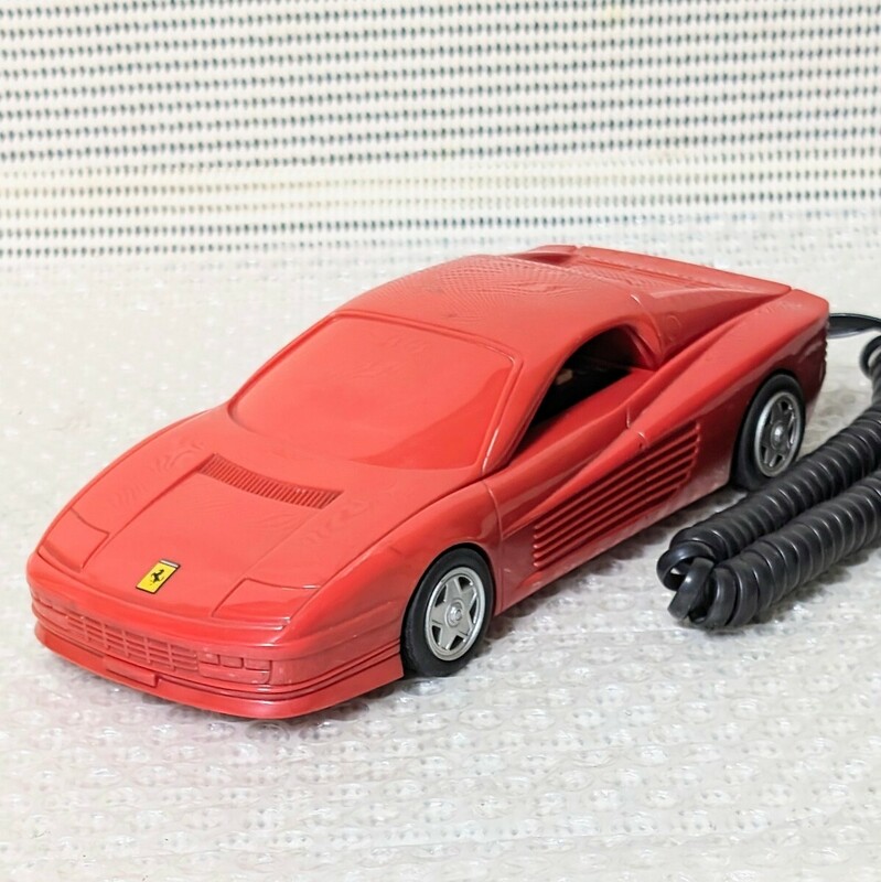 当時物 ユピテル工業製 Ferrari YE-F113 Ferrari フェラーリ テスタロッサ 電話機 YE-F113 現状品