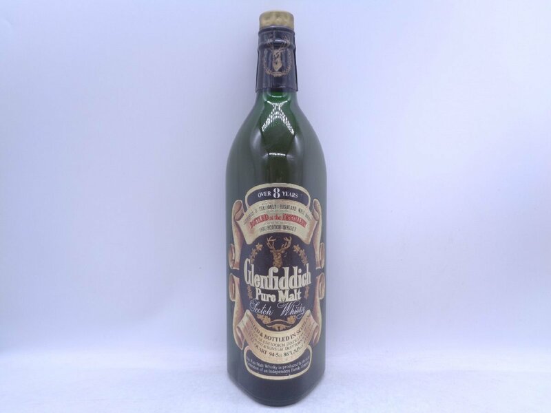 GLENFIDDICH グレンフィディック 8年 ピュアモルト 945ml 43% ウイスキー 古酒 未開栓 X265606