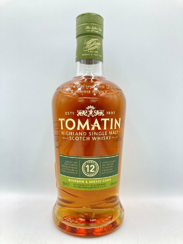ST【同梱不可】TOMATIN トマーティン 12年 700ml 43% 未開栓 古酒 Z046119