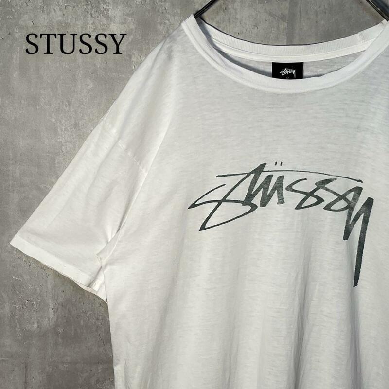 STUSSY ステューシー ストックロゴプリントTシャツ メキシコ製