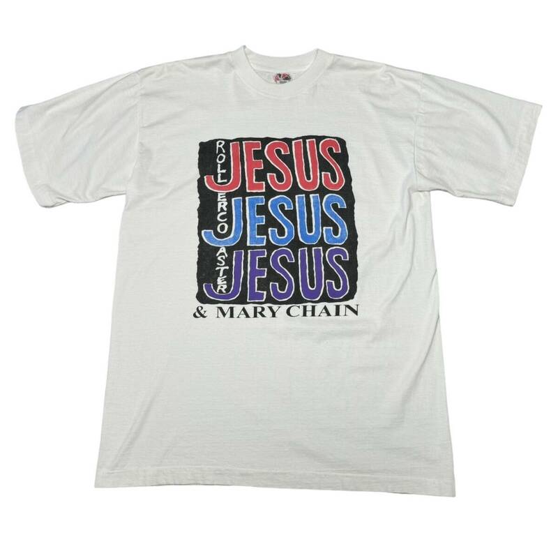 ・希少 The Jesus and Mary Chain 1990年 ツアーTシャツ size:L /ジーザス＆メリーチェイン ジザメリ