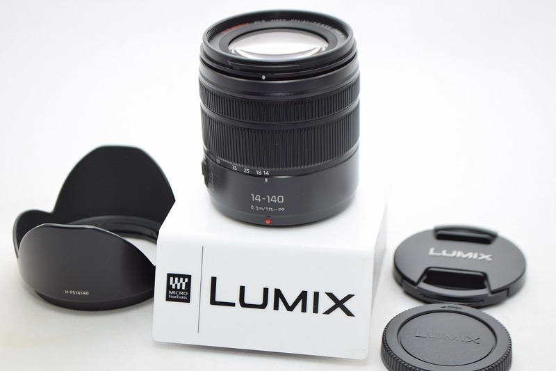 極上品★Panasonic パナソニック LUMIX G VARIO 14-140mm 1:3.5-5.6 Ⅱ ASPH.POWER O.I.S H-FSA14140★レンズフード付