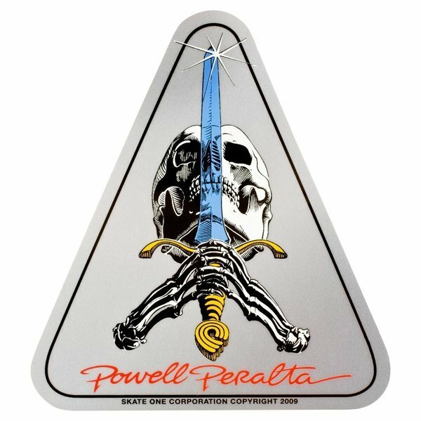 Powell Peralta Skateboards (パウエル・ペラルタ) ステッカー シール Skull & Sword Sticker スケボー SKATE SK8 スケートボード