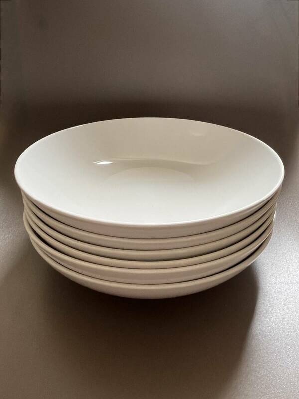 美品　イケア　定番　白　プレート　大皿　ワンプレート　６枚セット シンプルモダン 