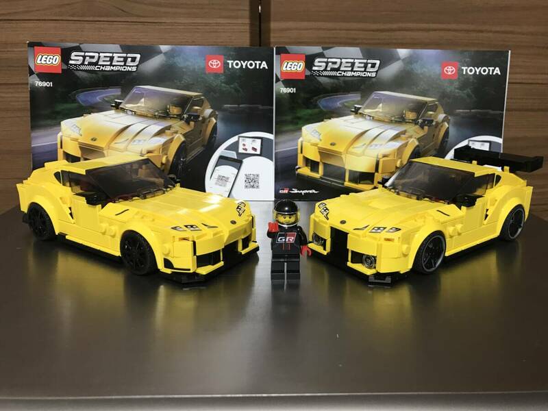 中古 レゴ LEGO スピードチャンピオントヨタ GR スープラ 76901 2台セット カスタム