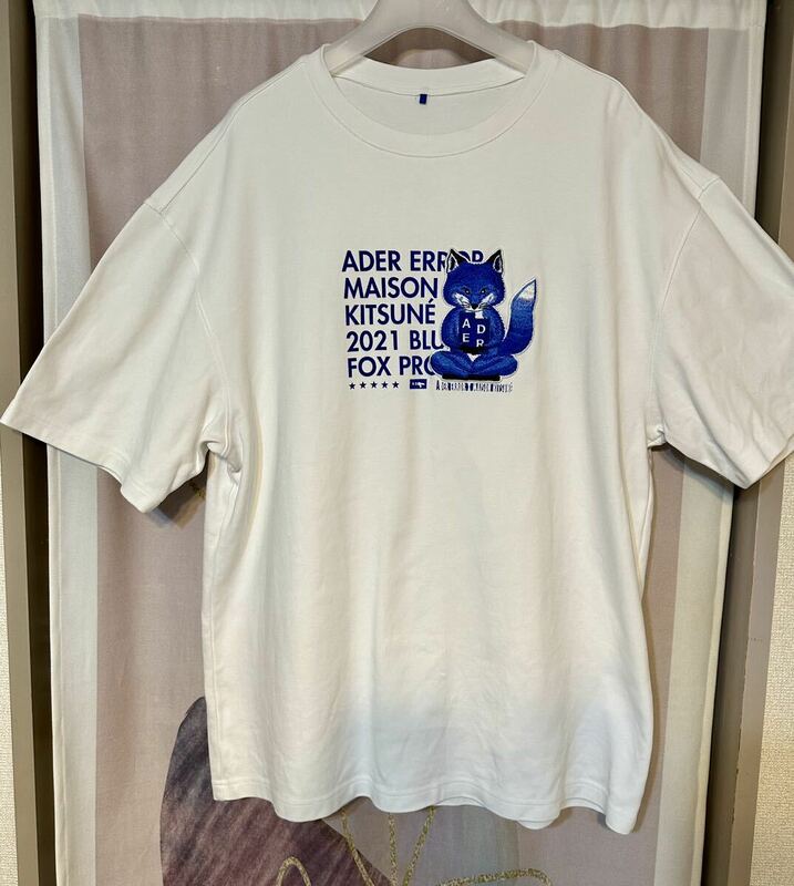 メゾンキツネ×アーダーエラー Meditation fox Tシャツ ホワイト