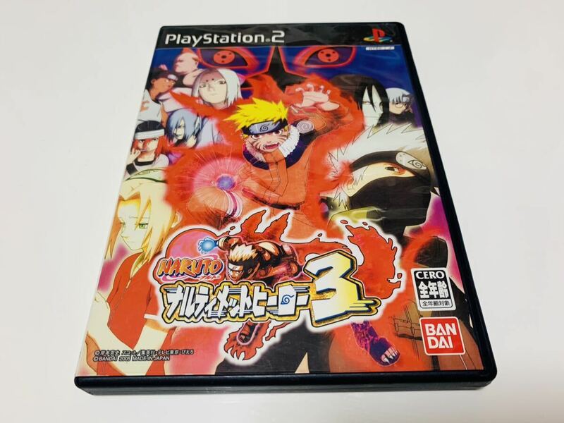 PS2 NARUTO-ナルト-ナルティメットヒーロー3 / PS2 NARUTO: Ultimate Hero 3 PlayStation 2