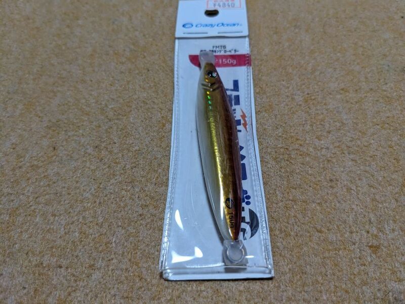 定価6,050円 クレイジーオーシャン フラッシュメタボTG タングステン 150g アカキングローベリー 新品 真鯛 青物