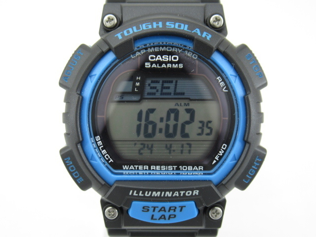 s60631-ap [送料950円]中古◇CASIO Collection SPORTS カシオ タフソーラー スポーツウォッチ STL-S100H 腕時計 [155-240417]