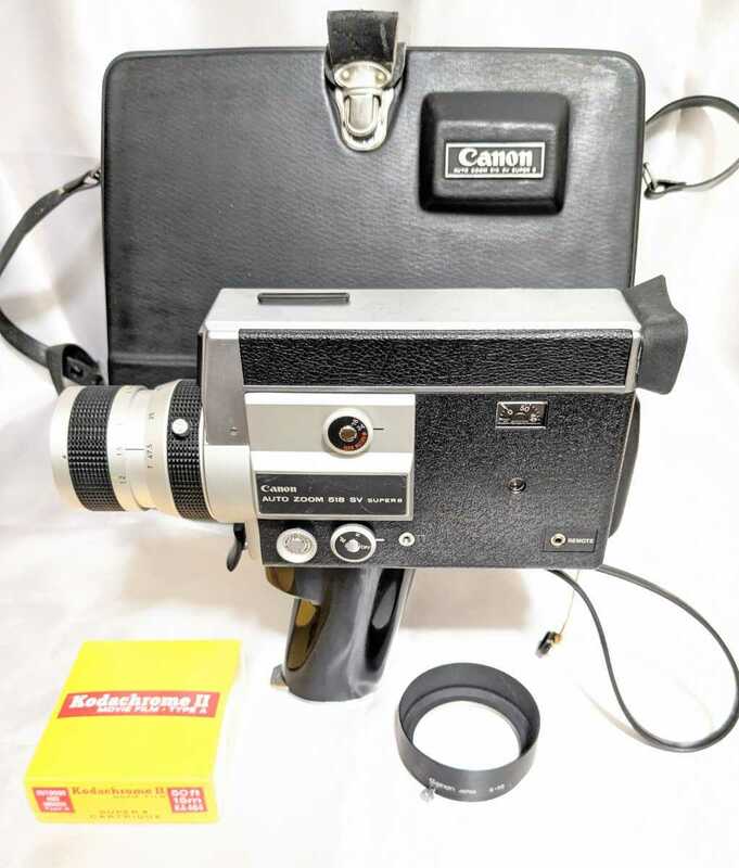 ★希少★ CANON キヤノン 8mm フィルムカメラ AUTO ZOOM 518 SV SUPER 8 #10193 #11 #19#14