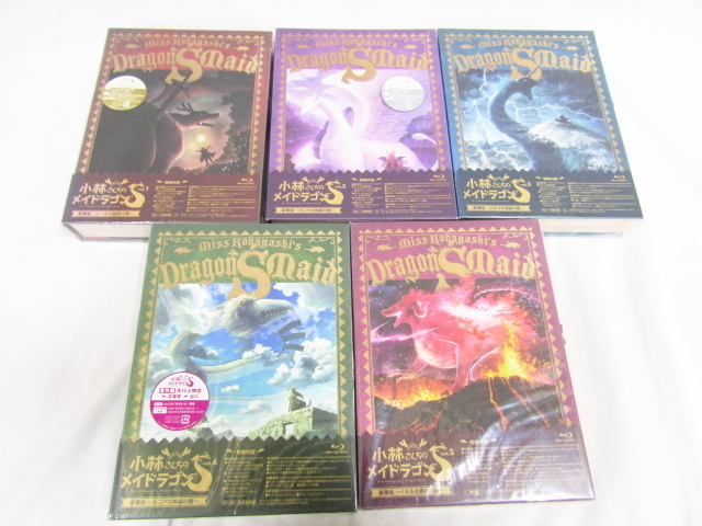 小林さんちのメイドラゴンS Blu-ray BOX 1～4+S セット 豪華版 ■020011
