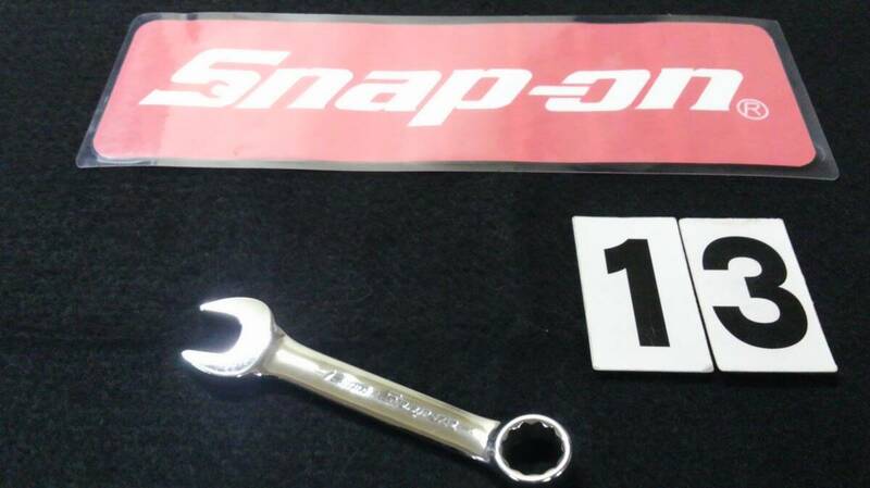 ＜15046＞　スナップオン 　Snap-on 　ショートコンビレンチ　OXIM13B　USA　超美品