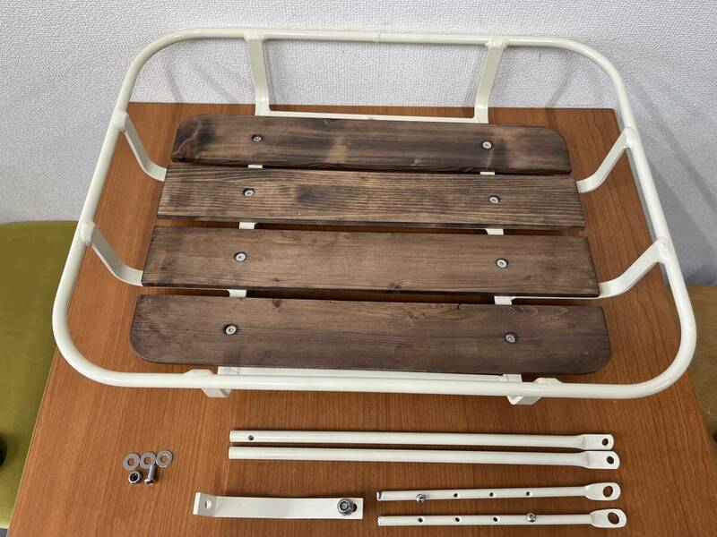 【新品未使用】自転車カゴ　おしゃれ浅カゴ　26インチ用　700C 50cm×39cm×9.5cm