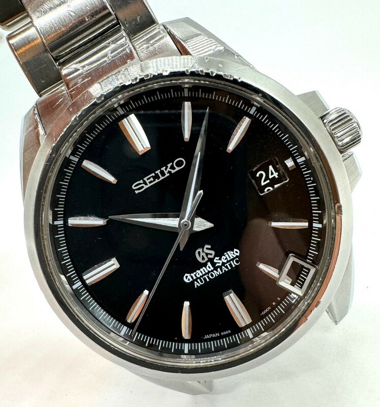セイコー グランドセイコー SBGR257 AT 9S65-00C0 黒文字盤 デイト メンズ腕時計 