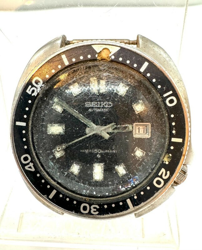 腕時計 SEIKO セイコー 6105-8110 自動巻 オートマチック デイト　動作