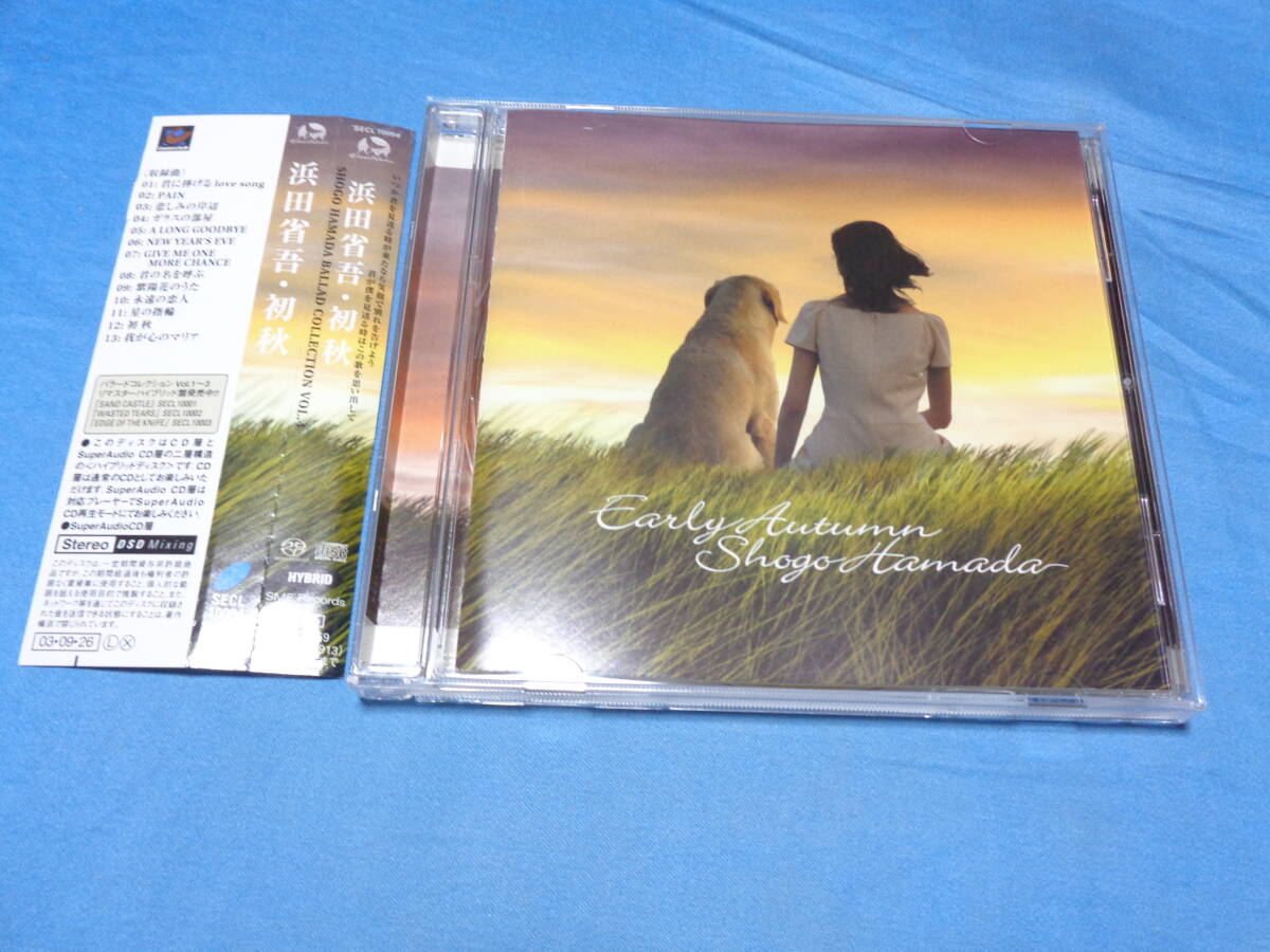  浜田 省吾 　初秋　 Early Autumn 　CD /君に捧げるlove song ・悲しみの岸辺・星の指輪 等収録　帯付　ハイブリッド仕様