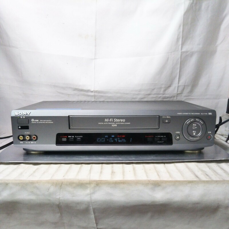 送料無料(BM872)SONY ソニー VHSビデオデッキ　SLV-FX9