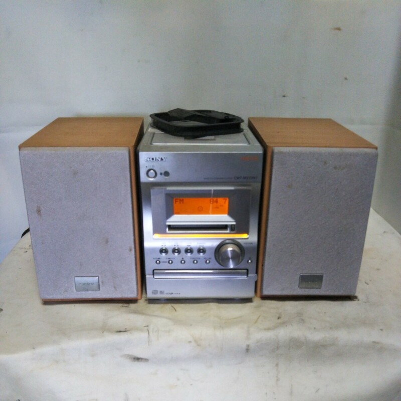 送料無料(２M897)SONY ソニー MD CD システムコンポ　HCD-M333