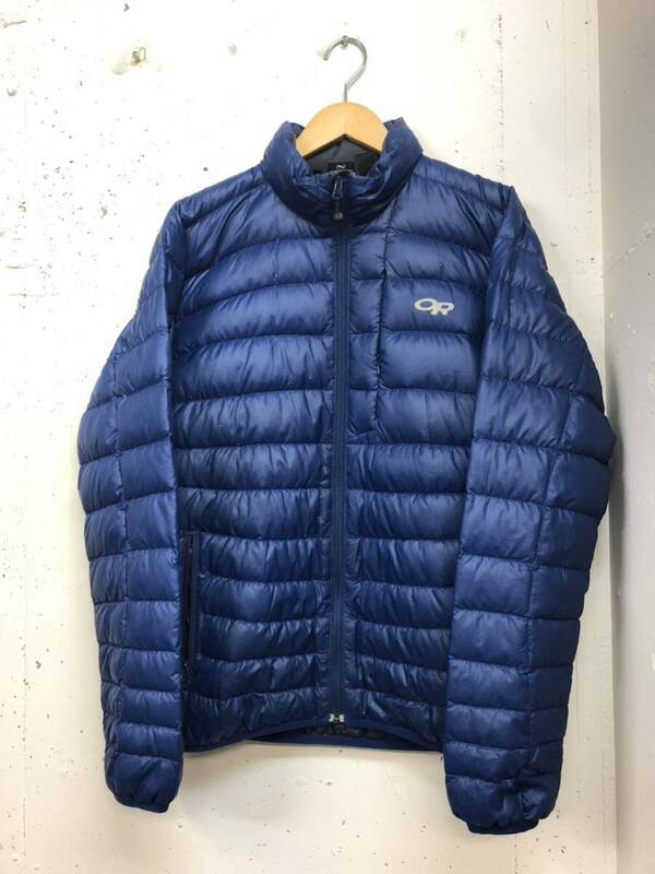 OR OUTDOOR RESEARCH ダウンセーター　ダウンジャケット　S 紺　TRANSCENDENT SWEATER アウトドアリサーチ