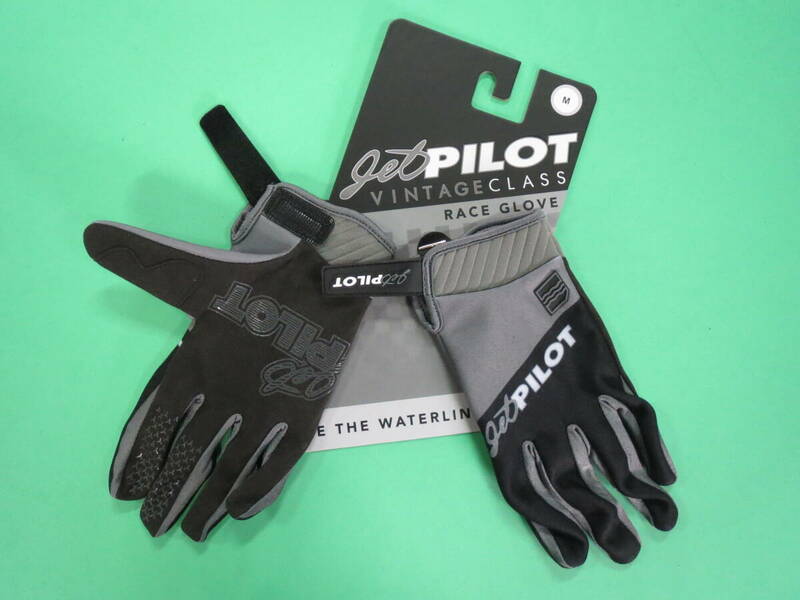 ★☆ JETPILOT Vintage Race Glove ヴィンテージレースグローブ Black/Grey Mサイズ 新品 ★☆