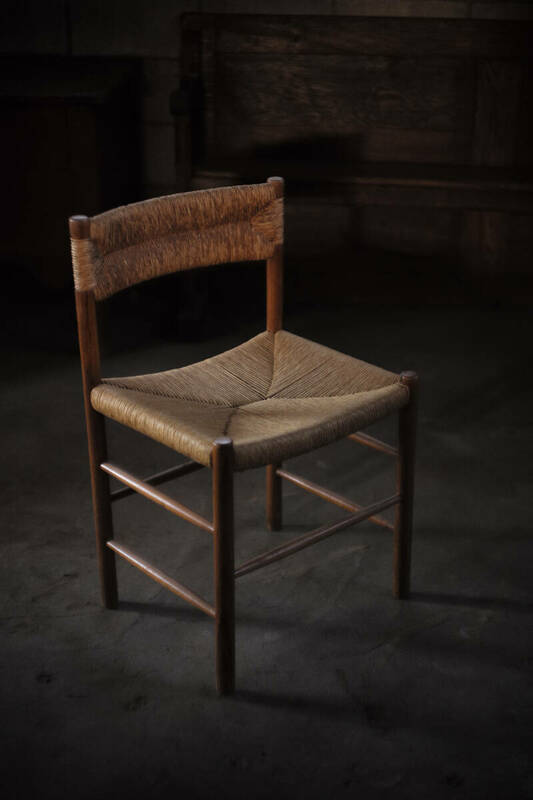 Sentou社 Dordogne Chair ドルドーニュチェア 木製チェア / 1950s・フランス / 古家具 古道具 Charlotte Perriand シャルロット・ペリアン