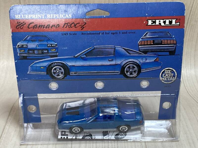 BLUEPRINT REPLICAS ERTL '88 Camaro IROC-Z 1/43 アーテル シボレー カマロ アメ車 ミニカー