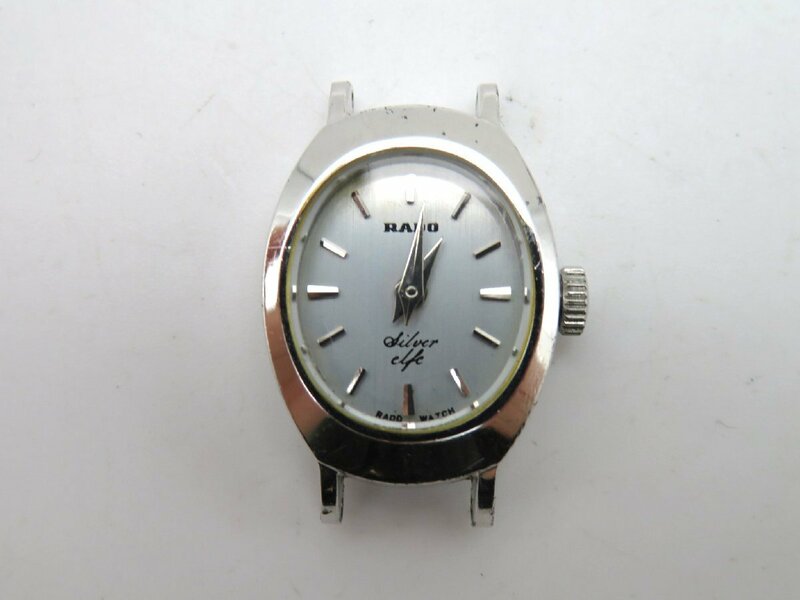 1円◆稼働◆ ラドー エルフ シルバー 手巻き レディース 腕時計 M05308