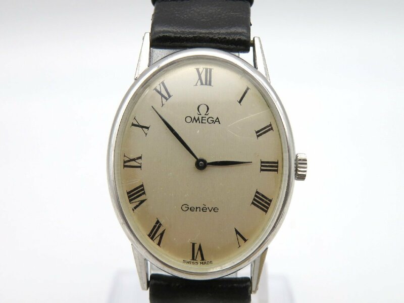1円◆稼働◆ オメガ ジュネーヴ シルバー 手巻き レディース 腕時計 M13502