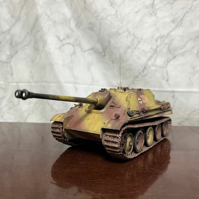 ◆1/35 グンゼ産業 ヤークトパンター初期型 完成品 JAGDPANTHER (Sd kfz 173) Early Version◆GSIクレオス