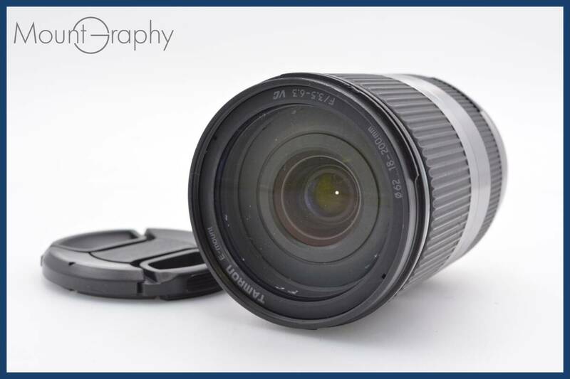 ★特別特価★ タムロン TAMRON 18-200mm F3.5-6.3 VC 前キャップ付 ソニーEマウント(AF) ★完動品★ 同梱可 #tk3477