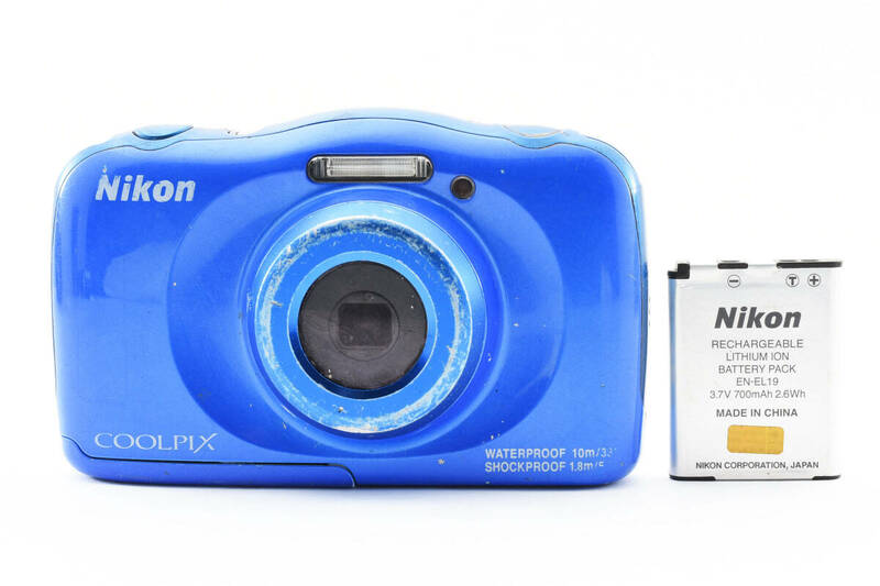 【動作良好品★】Nikon ニコン COOLPIX W100 ブルー 青 #M10481