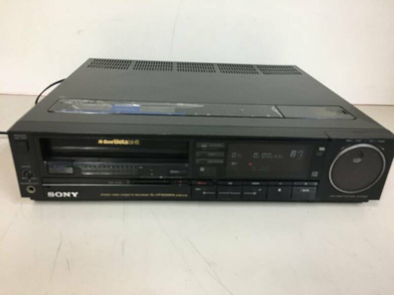 A1277　SONY　ソニー　Betamax　ビデオカセットレコーダー　SL-HF900MKⅡ　ベータデッキ　通電確認済み　ジャンク