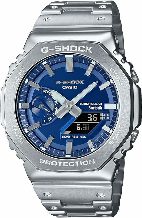 送料無料★国内正規品★新品・未使用★CASIO G-SHOCK Bluetooth搭載 フルメタル ソーラー GM-B2100AD-2AJF★化粧箱付★定価￥88,000