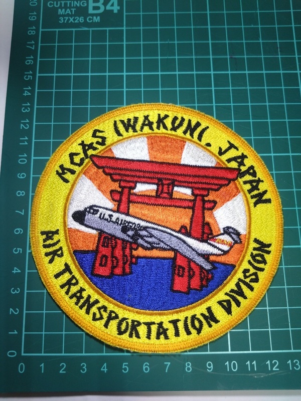 即決☆MCAS IWAKUNI.JAPAN☆air transportation division☆米海兵隊岩国基地☆ワッペン☆貴重☆送120円