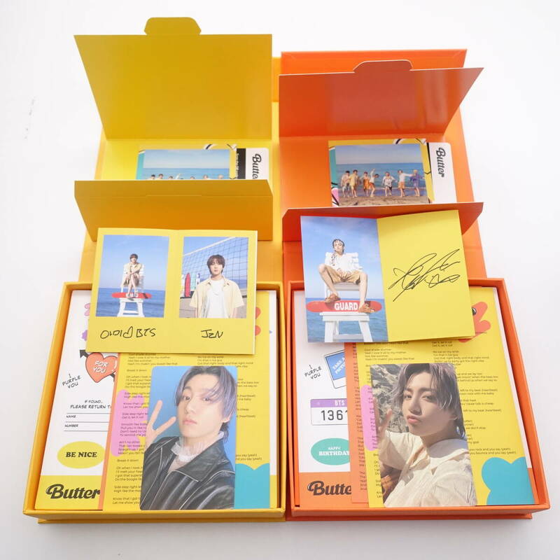 BTS ジョングク Butter Cream Peaches CD未再生 2形態 セット トレカ フォト カード JUNG KOOK 防弾少年団 バンタン/14753