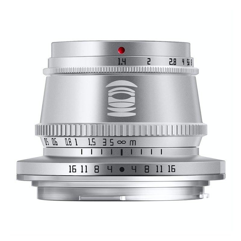 銘匠光学 TTArtisan 35mm f/1.4 C シルバー (キヤノンRFマウント・APS-C) 単焦点レンズ 標準 rfレンズ Canon