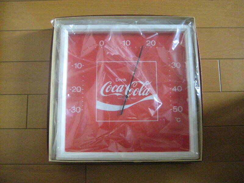 コカ・コーラ　　温度計　（新品未使用品）　　昭和レトロ　