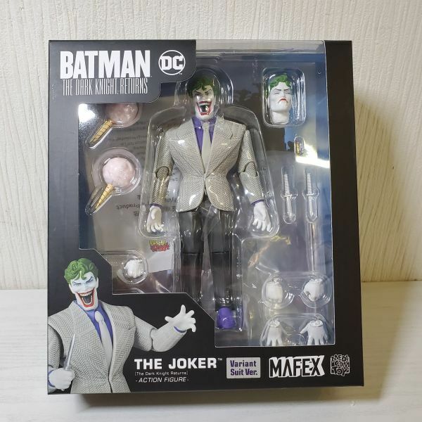 ●HJ60【送60】1円～ 未開封 メディコム・トイ BATMAN THE JOKER MAFEX No.214 バットマン ジョーカー フィギュア