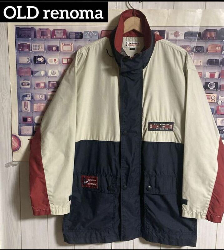 OLD renoma高密度セーリングジャケットブルゾン/オールドレノマヴィンテージ/マウンテンパーカー
