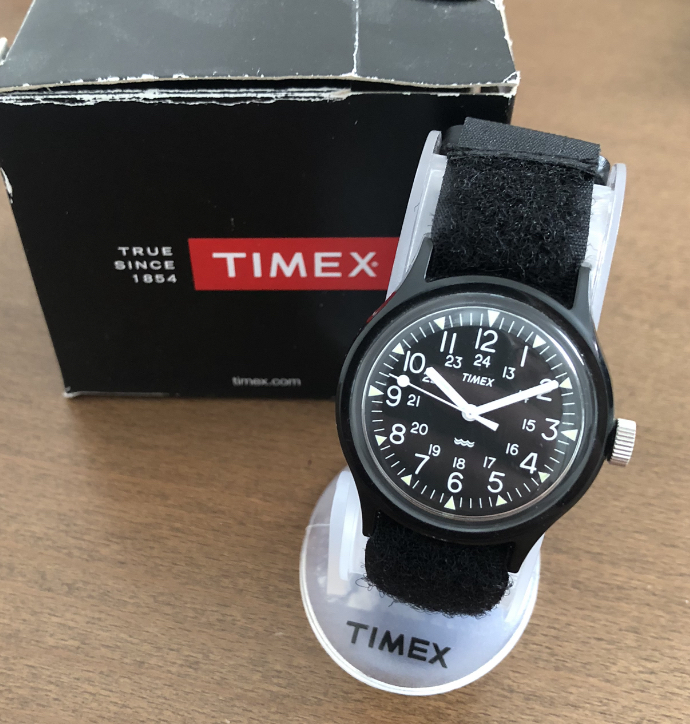 TIMEX CAMPER 黒 オリジナル キャンパー 時計 ミリタリー ウォッチ コラボ 別注 多数 人気 アメリカ ブランド 好きに も タイメックス