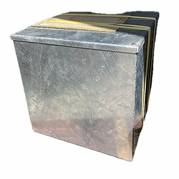 ◆プールボックス　プルボックス　金属製　鉄製　カブセ蓋　350×350×350　溶融亜鉛めっき製　接続箱 【1台】