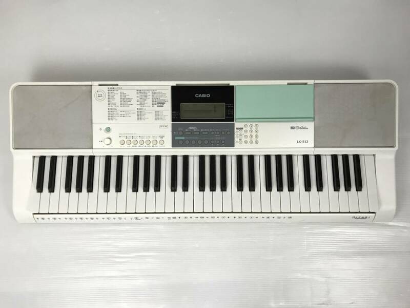 CASIO カシオ 光ナビゲーション キーボード 61鍵盤 電子ピアノ LK-512 動作 2019年製 音楽 楽器 器材
