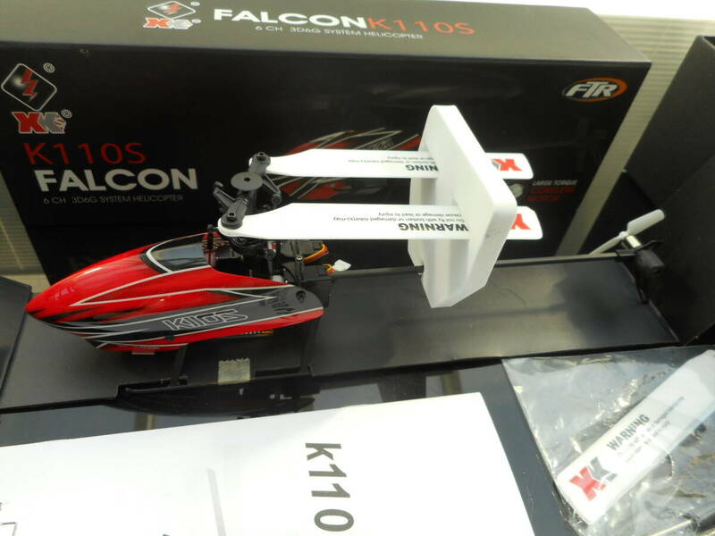 FALCON K110S 6CH ブラシレス3D6Gマイクロヘリ新型サーボ搭載（60ｇ）新品