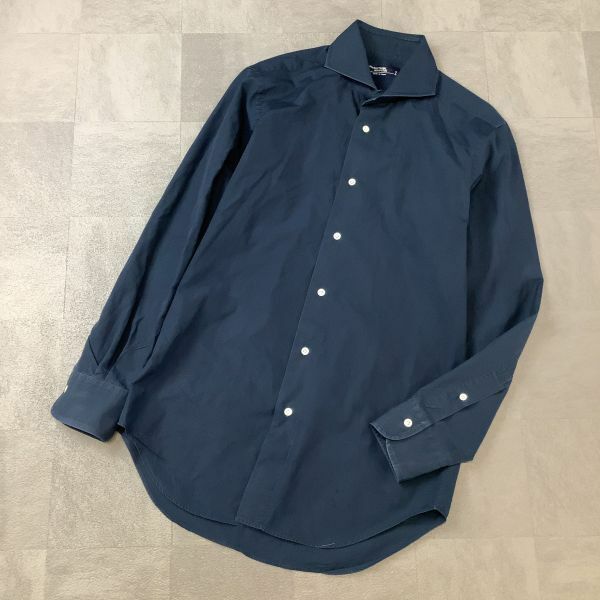 Maker’s Shirt メーカーズシャツ 鎌倉シャツ 長袖シャツ メンズ 38-82 15-32 1/3 ネイビー