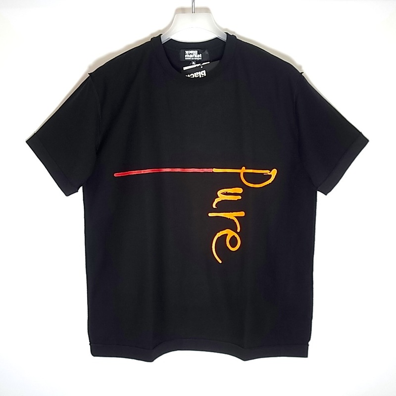black market COMME des GARCONS 1991AW Chic Punk「Pure」復刻Tシャツ sizeXL