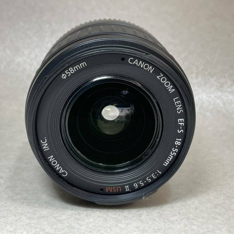 2-208） Canon ZOOM LENS EF-S 18-55mm 1:3.5-5.6 Ⅱ USM キャノン カメラレンズ